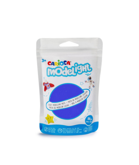 Plastilină moale Carioca 50 g albastră